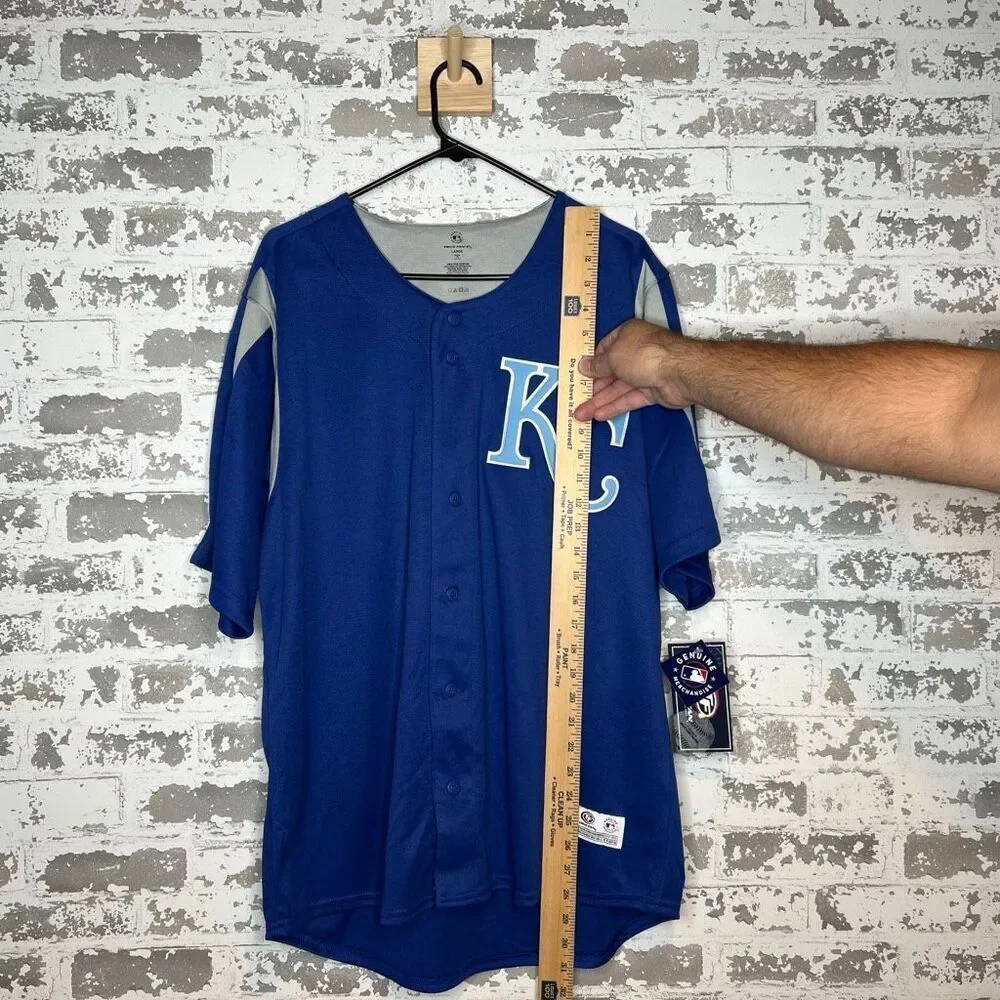 True fan Kansas City royals baseball jersey